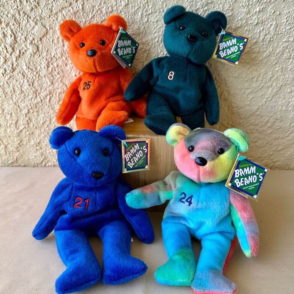 Bam Beano’s plush beanies bear set